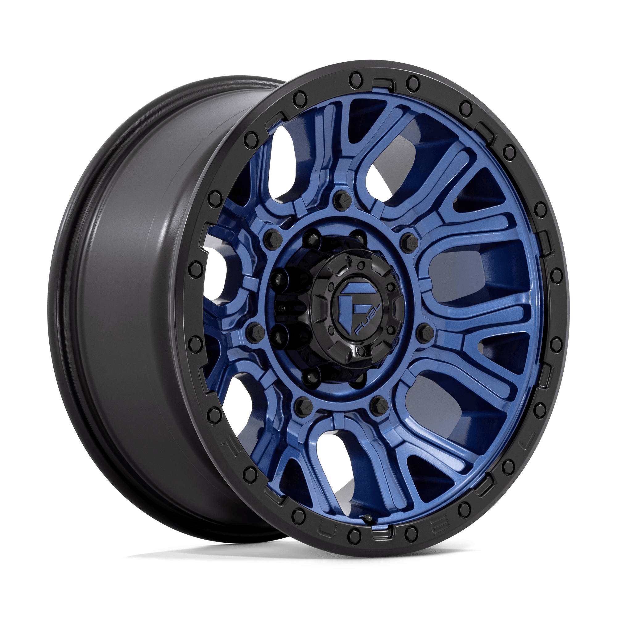 Fuel 1pc D827 Traction Dark Blue With Black Ring 20x9 (+1) 8x170
