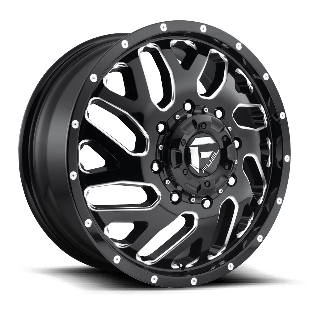Fuel 1pc D581 Triton Gloss Black Milled 20x8.25 (+105) 8x210