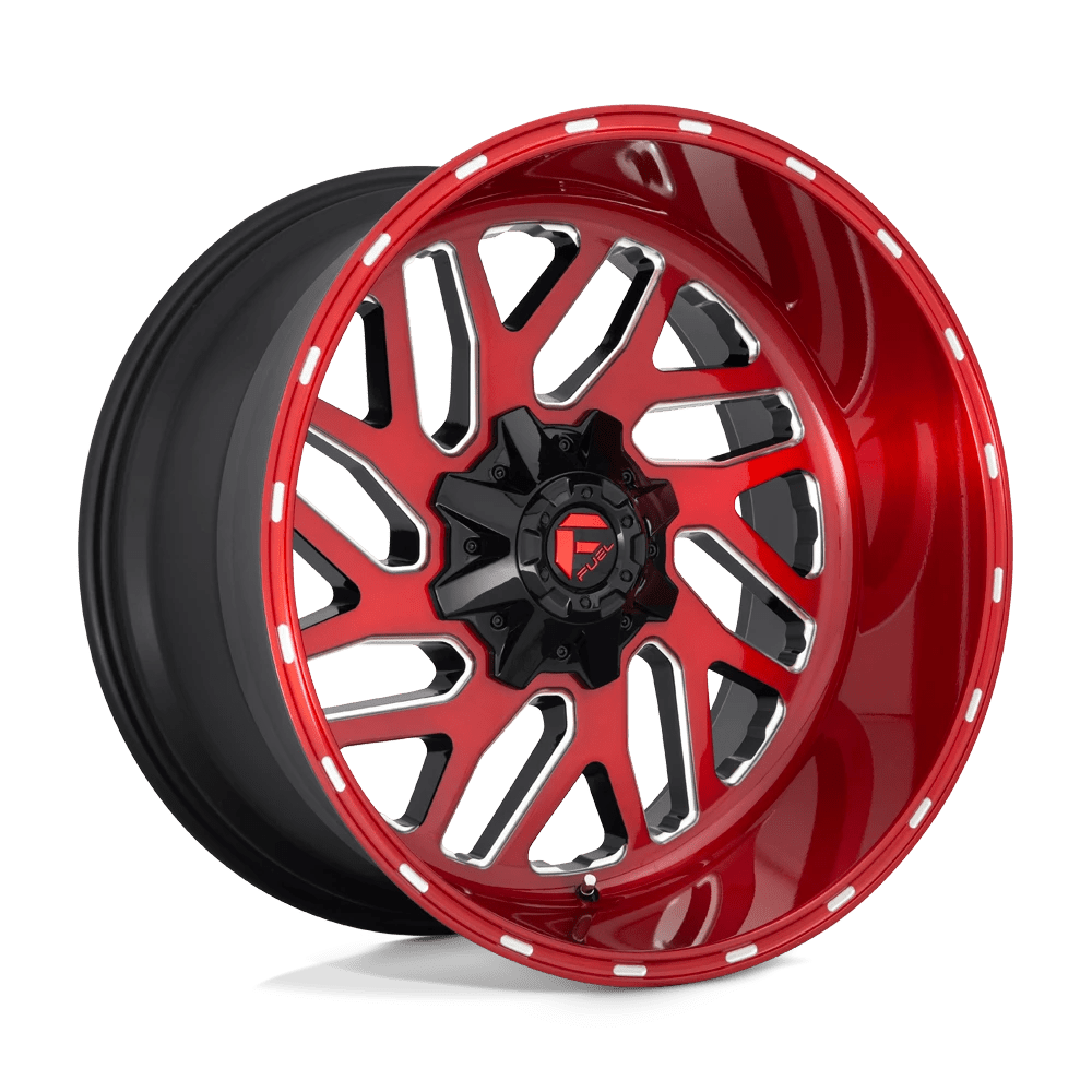 Fuel 1pc D691 Triton Candy Red Milled 20x10 (-19) 6x135/6x139.7