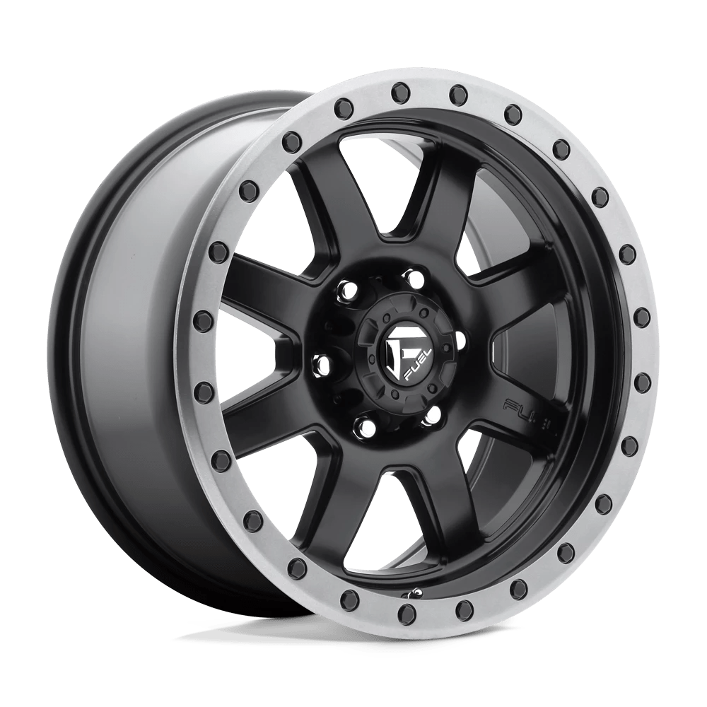 Fuel 1pc D551 Trophy Matte Black Gun Metal Ring 17x8.5 (-6) 6x139.7