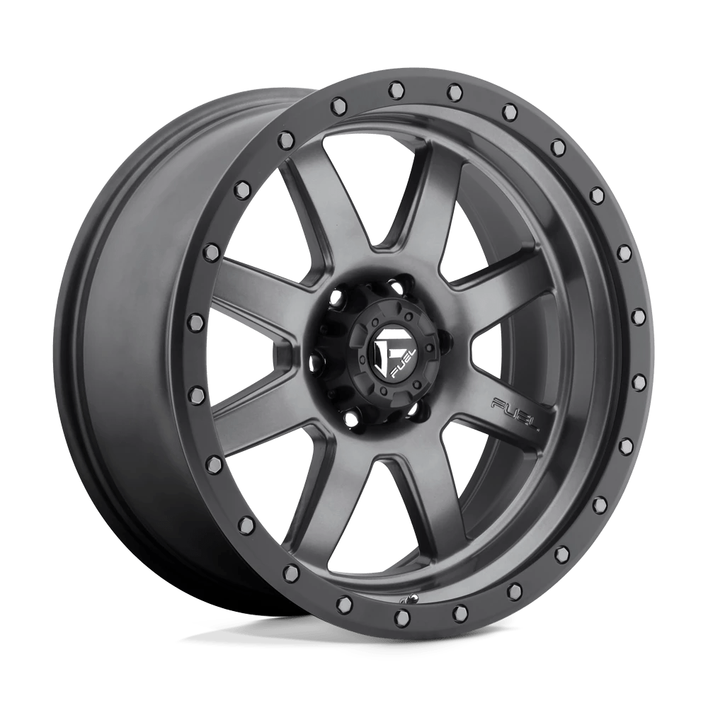 Fuel 1pc D552 Trophy Matte Gun Metal Black Bead Ring 17x8.5 (-6) 6x139.7