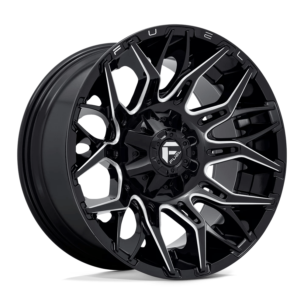 Fuel 1pc D769 Twitch Glossy Black Milled 20x10 (-18) 6x135/6x139.7