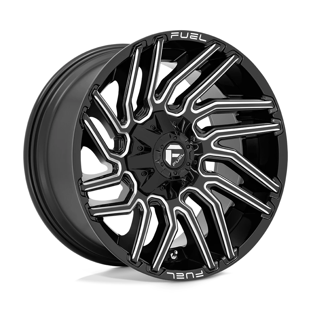 Fuel 1pc D773 Typhoon Gloss Black Milled 20x10 (-18) 6x135/6x139.7