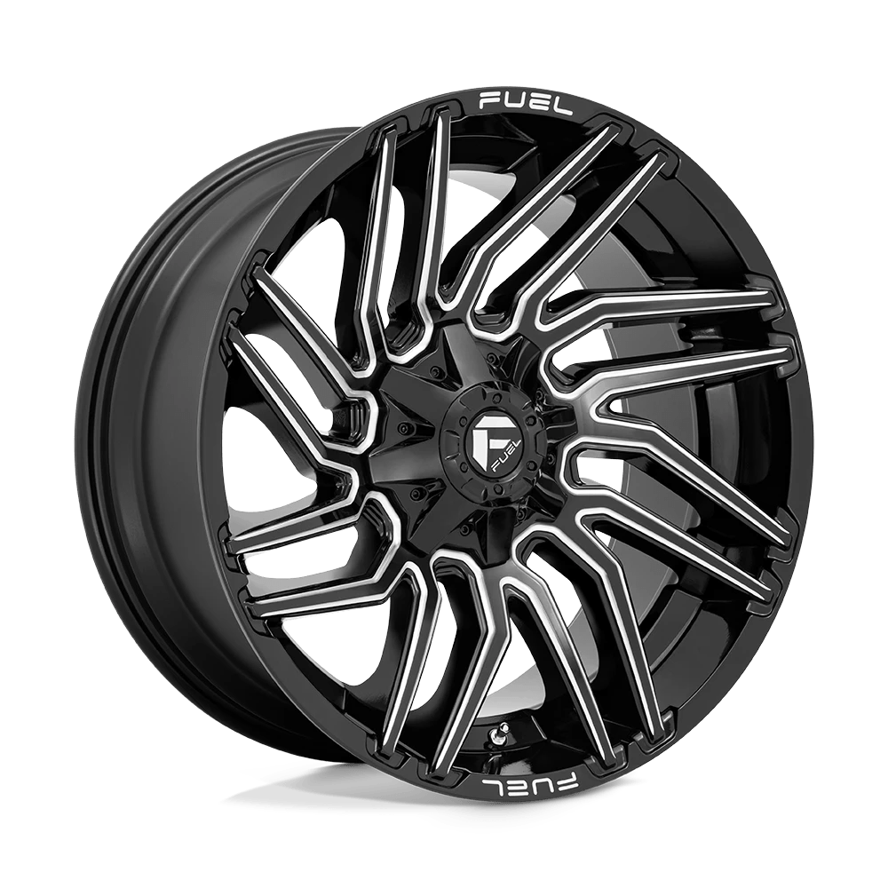 Fuel 1pc D773 Typhoon Gloss Black Milled 22x10 (-18) 8x180