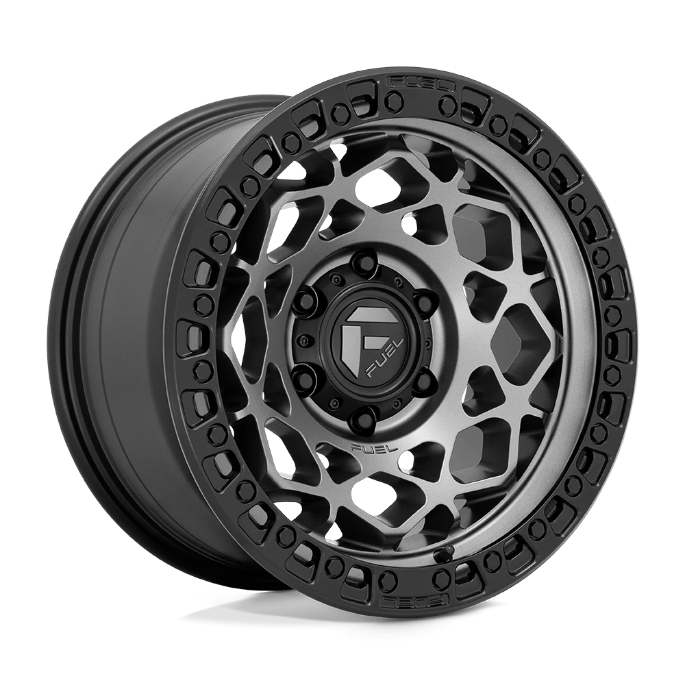 Fuel 1pc D784 Unit Gunmetal With Matte Black Ring 17x9 (+1) 6x139.7