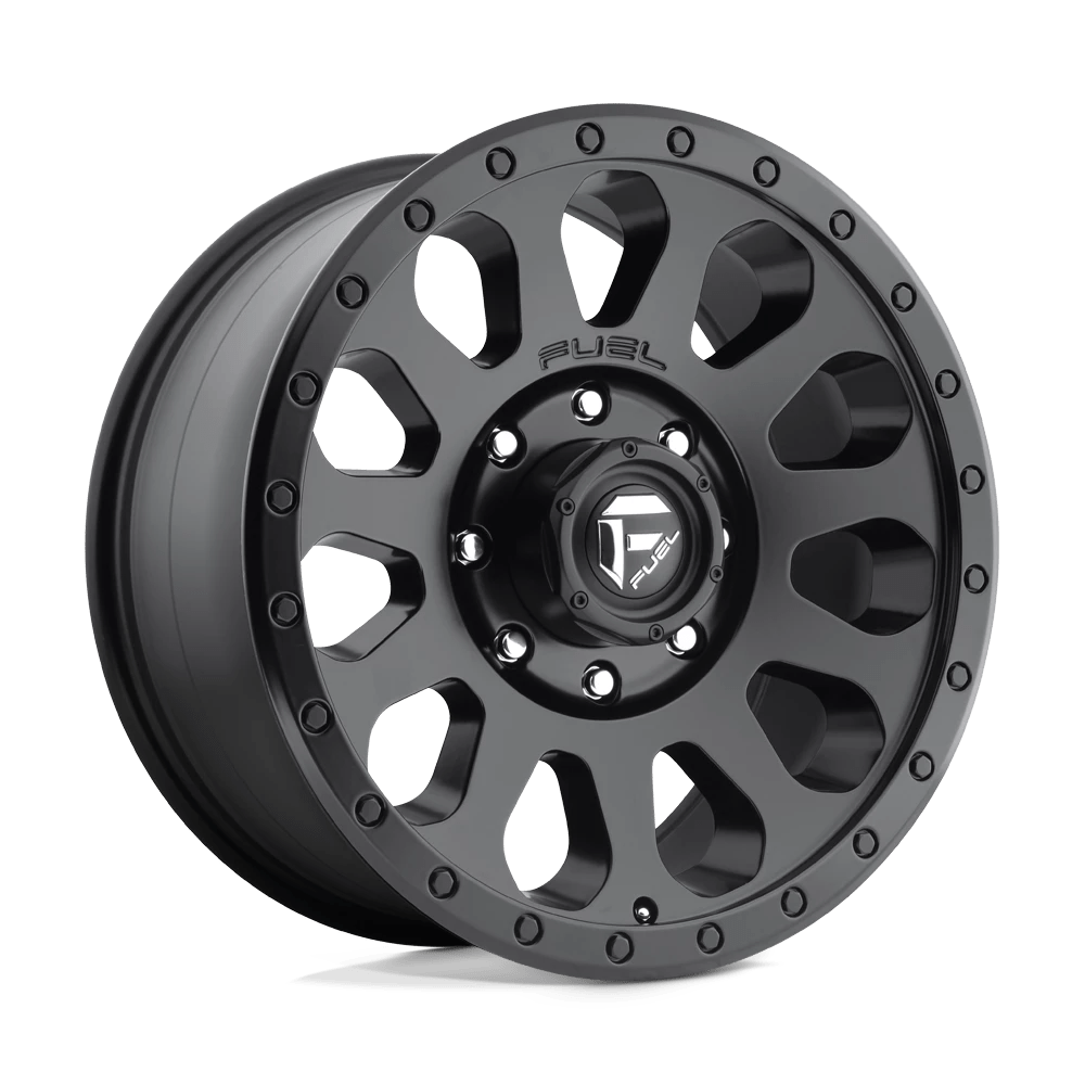 Fuel 1pc D579 Vector Matte Black 16x8 (+1) 6x139.7