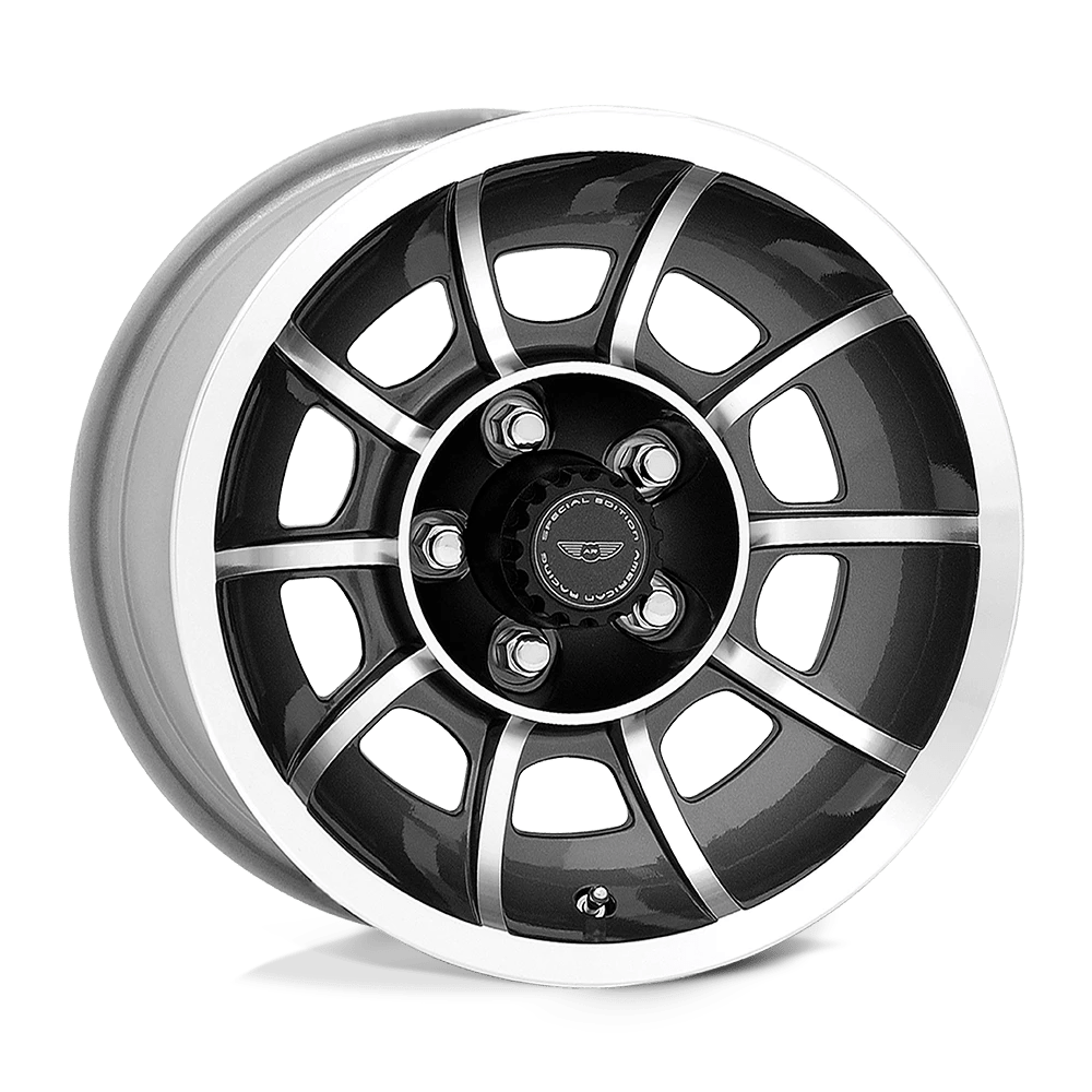 American Racing Vintage Vn47 Vector Anthracite Machined 15x8.5 (+6) 5x120.65