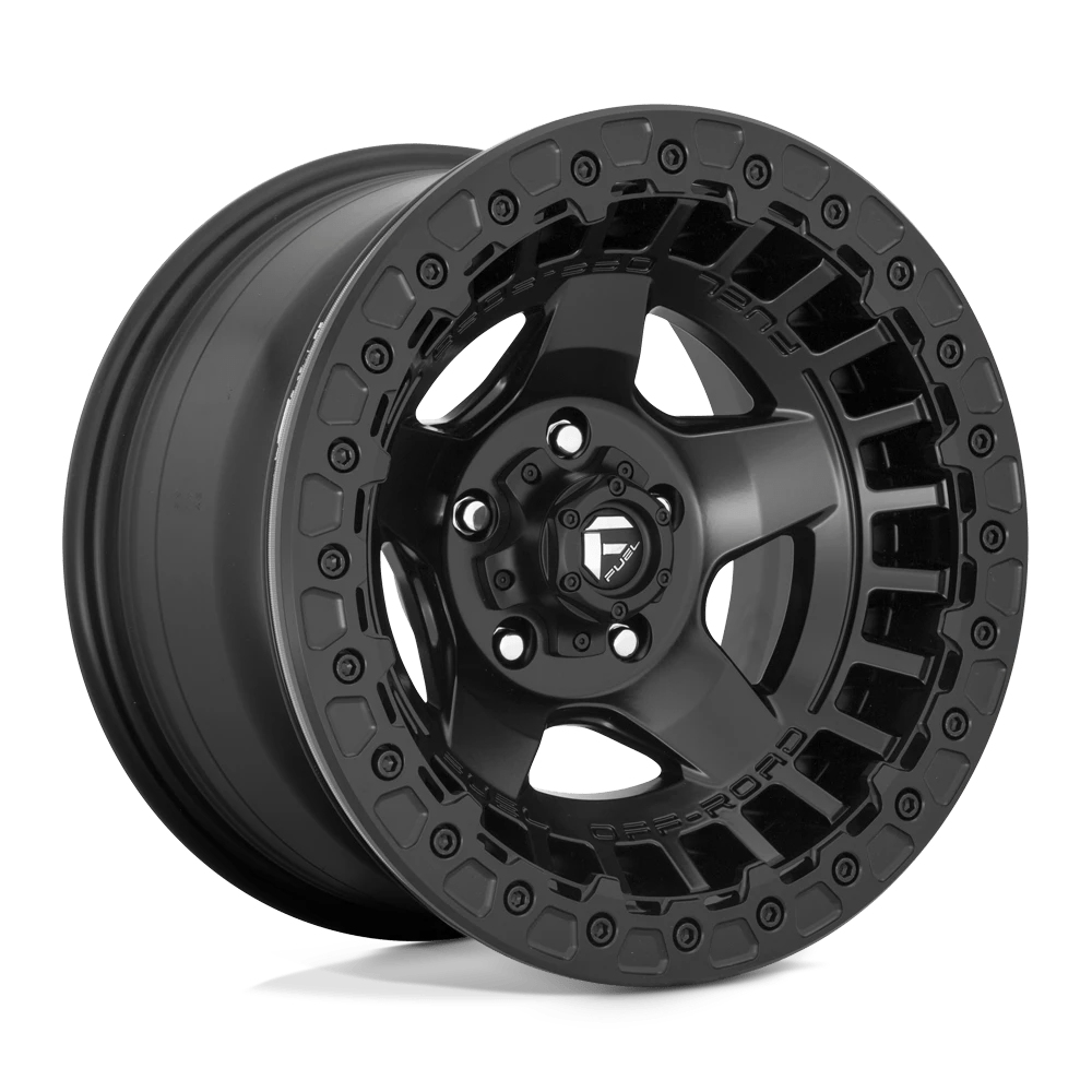 Fuel 1pc D118 Warp Beadlock Matte Black 17x9 (-15) 6x139.7