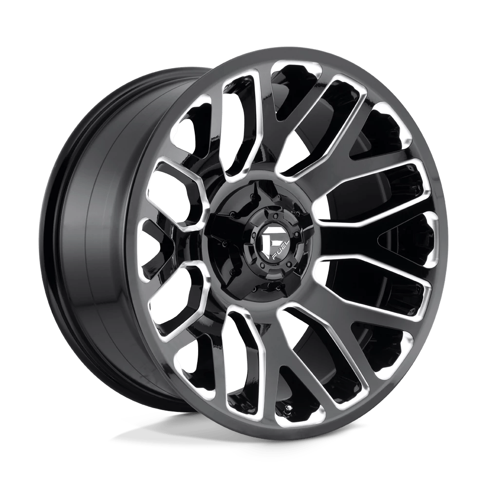 Fuel 1pc D607 Warrior Gloss Black Milled 20x10 (-18) 8x180