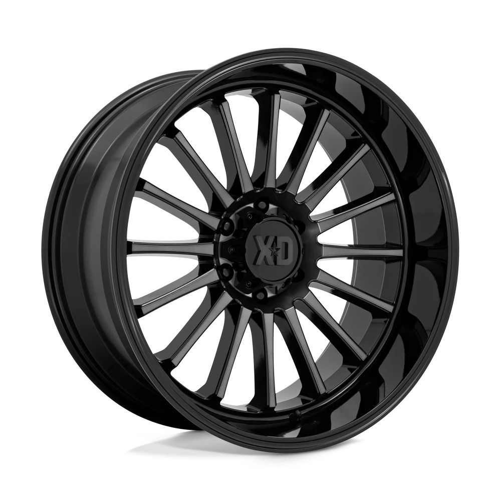 Xd Xd857 Whiplash Gloss Black With Gray Tint 22x10 (-18) 6x135
