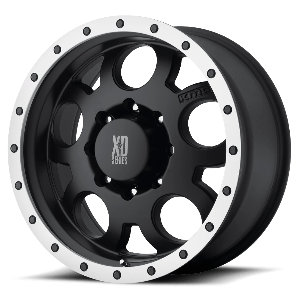 Xd Xd125 Matte Black With Machined Reinforcing Ring 20x9 (+18) 5x127