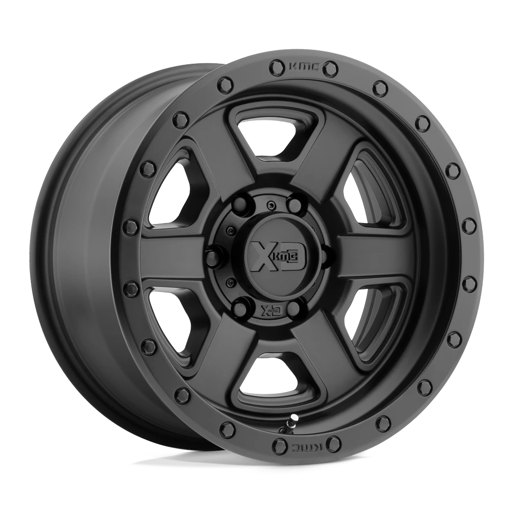 Xd Xd133 Fusion Off-road Satin Black 17x9 (-12) 5x127