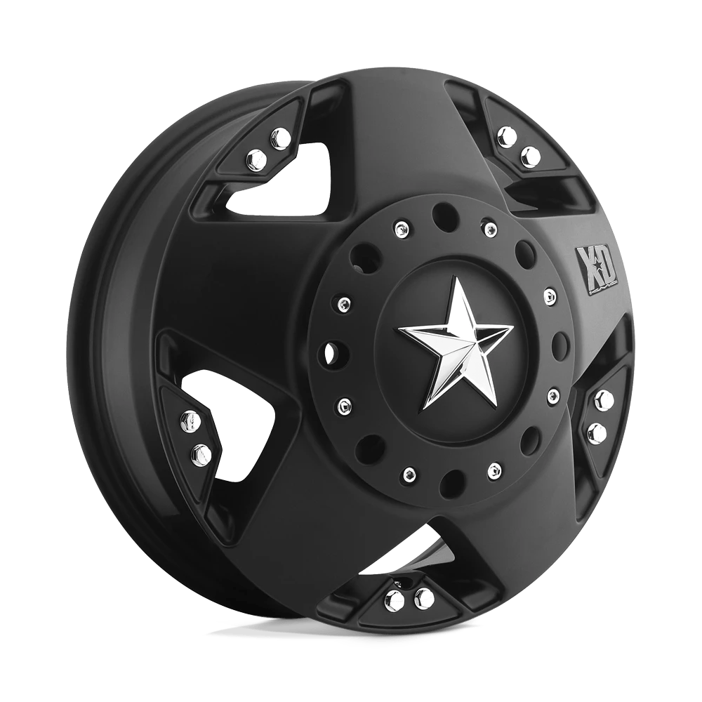 Xd Xd775 Rockstar Matte Black - Front 17x8 (+10) 5x127/5x139.7