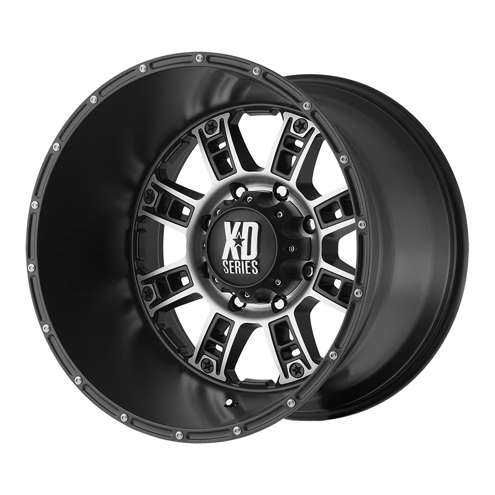 Xd Xd809 Riot Matte Black Machined 20x12 (-44) 6x139.7