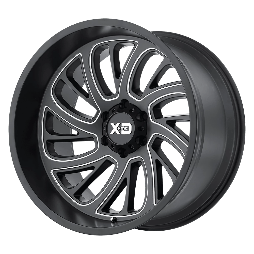 Xd Xd826 Surge Satin Black Milled 20x10 (-24) 8x170