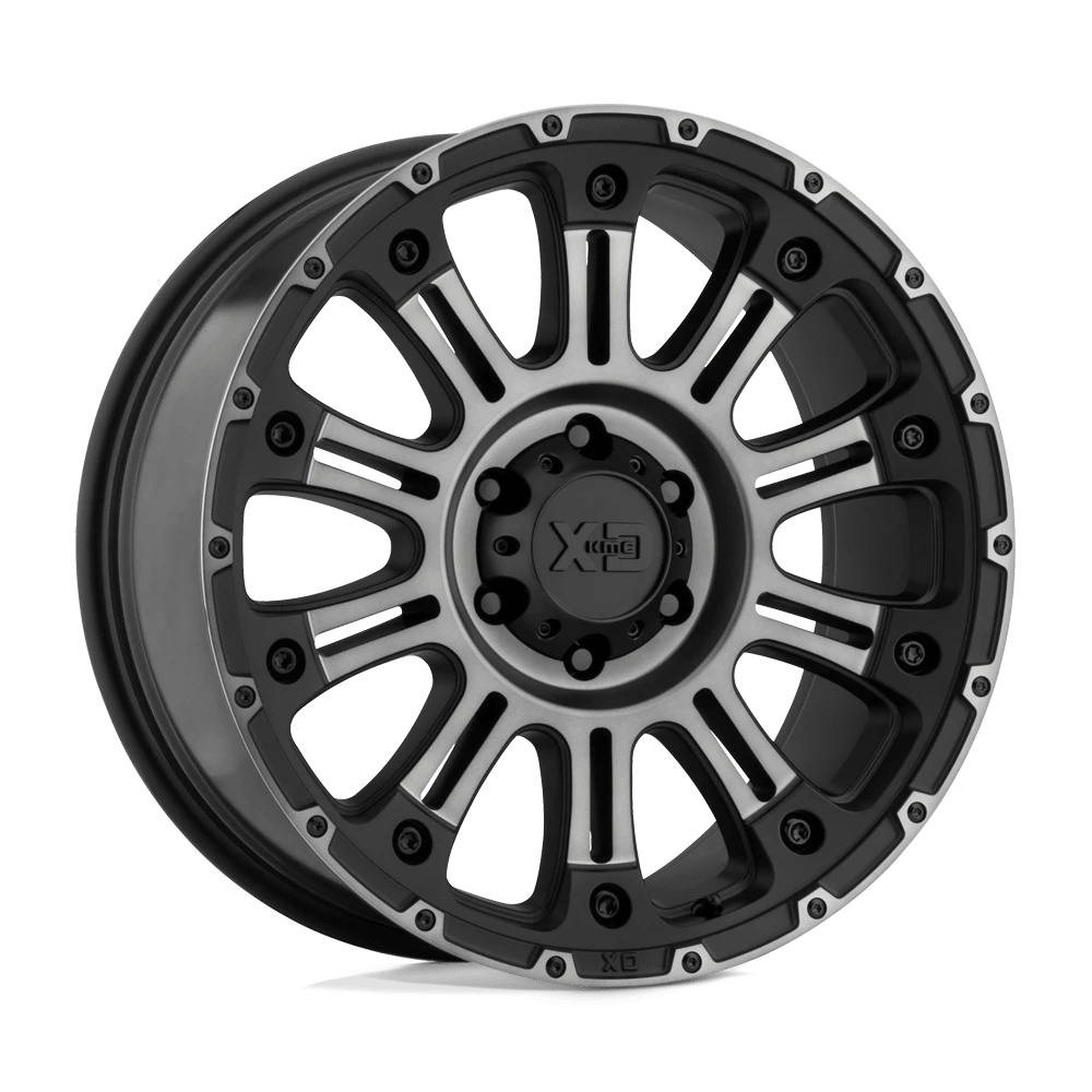 Xd Xd829 Hoss Ii Satin Black Machined Gray Tint 20x9 (-12) 5x127