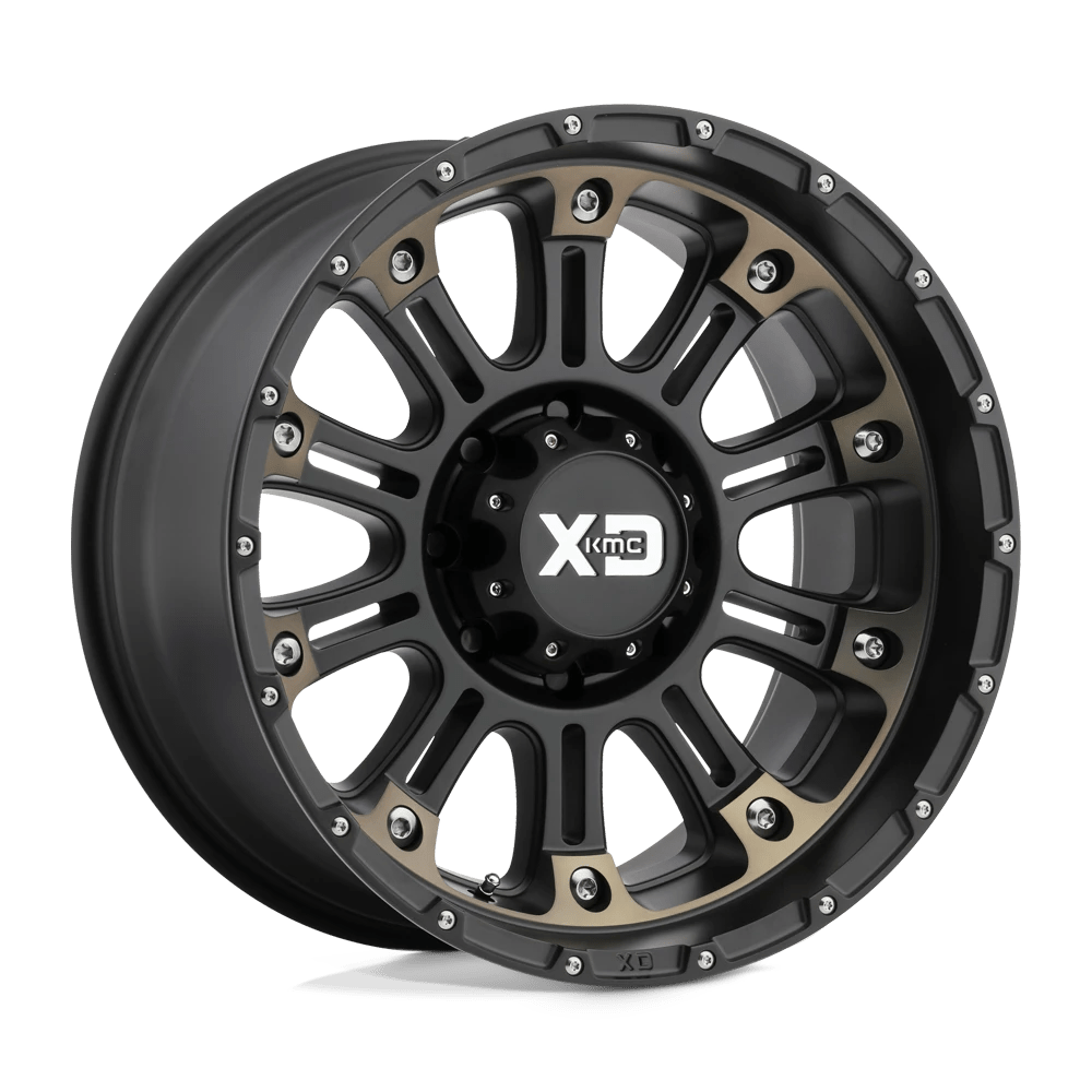 Xd Xd829 Hoss Ii Satin Black Machined Dark Tint 17x9 (-12) 5x127
