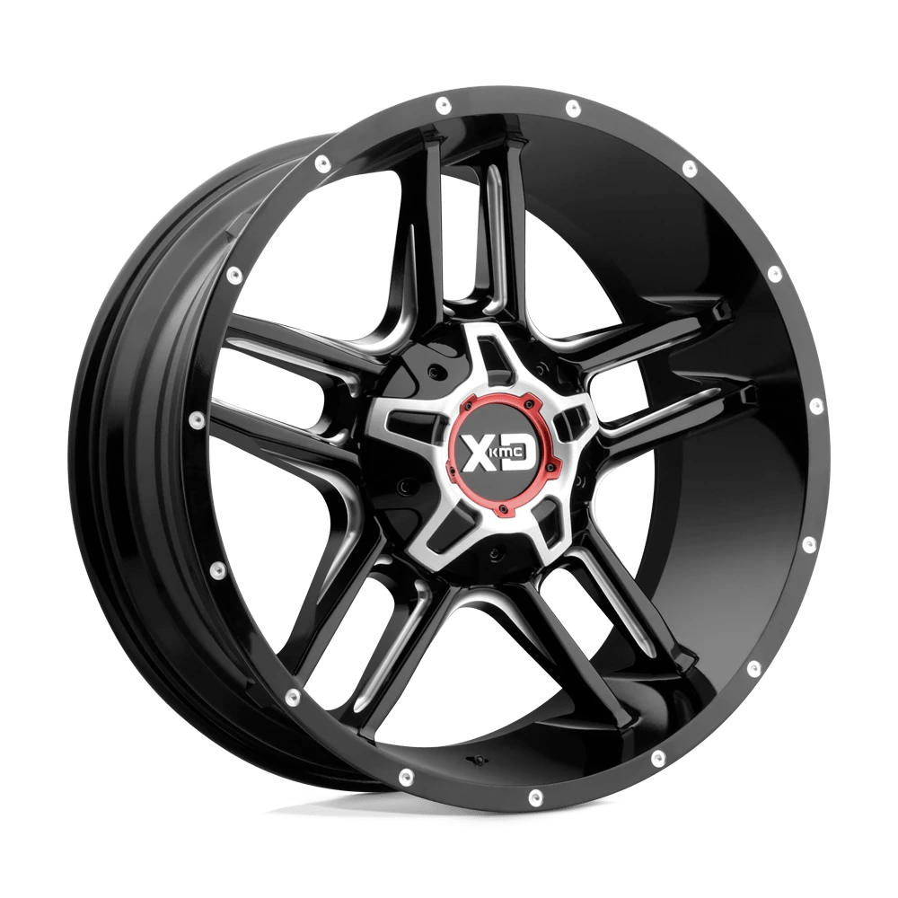 Xd Xd839 Clamp Gloss Black Milled 20x9 (+18) 6x135/6x139.7