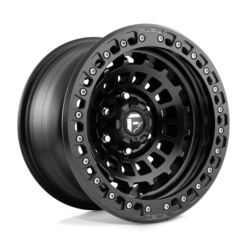 Fuel 1pc D101 Zephyr Beadlock Matte Black 17x9 (-15) 5x127