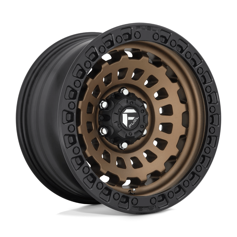 Fuel 1pc D634 Zephyr Matte Bronze Black Bead Ring 17x9 (-12) 6x139.7