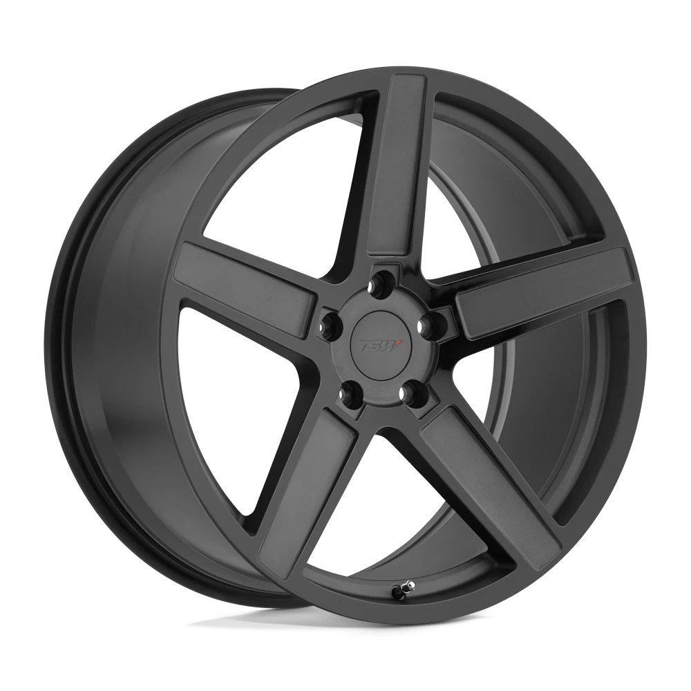 Tsw Ascent Matte Gunmetal W/ Gloss Black Face 18x8.5 (+40) 5x120