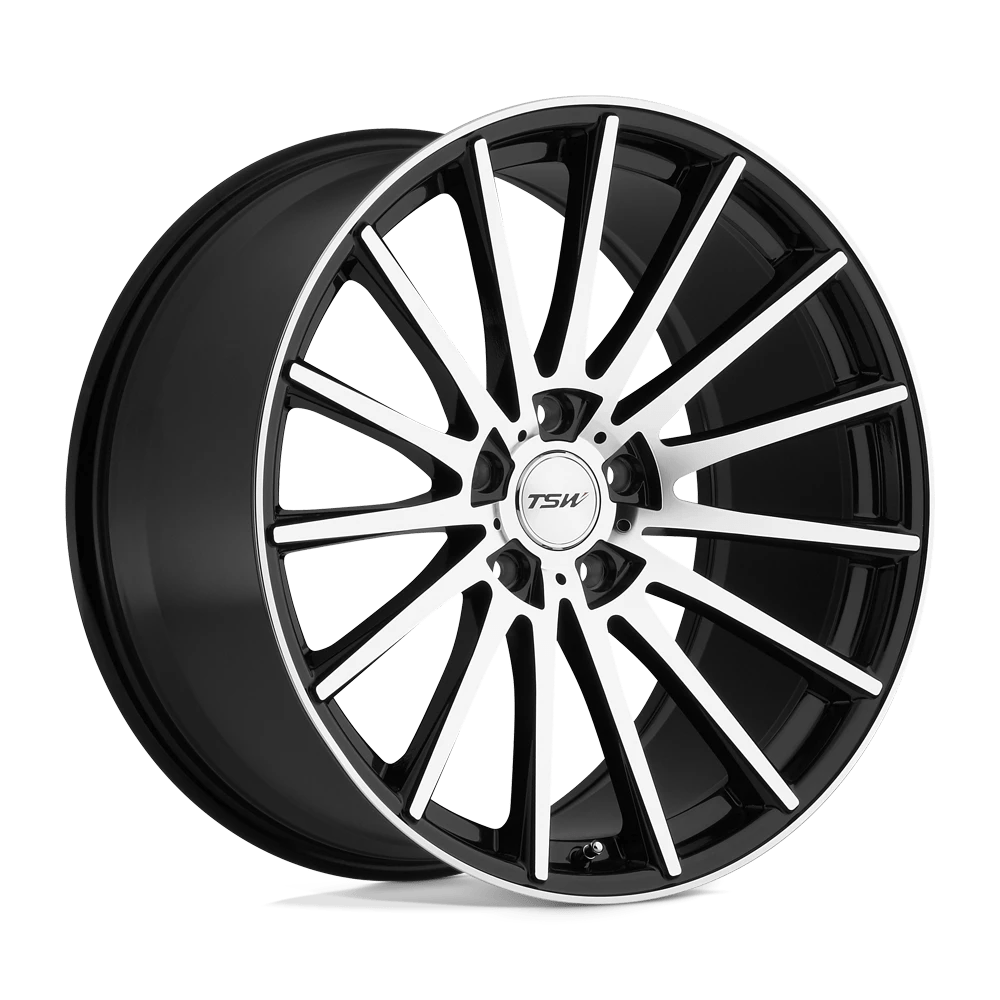 Tsw Chicane Gloss Black W/ Mirror Face 19x8.5 (+43) 5x112