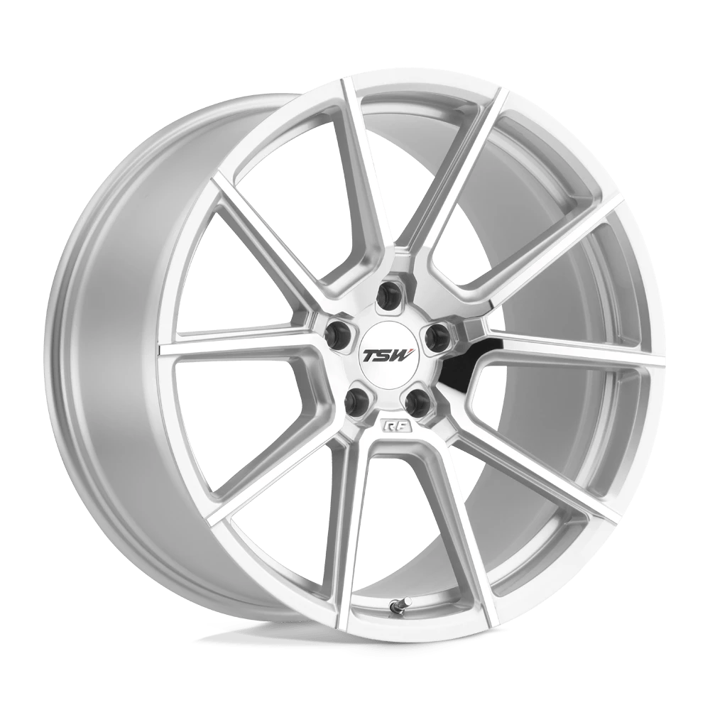 Tsw Chrono Silver W/ Mirror Cut Face 21x10 (+41) 5x112