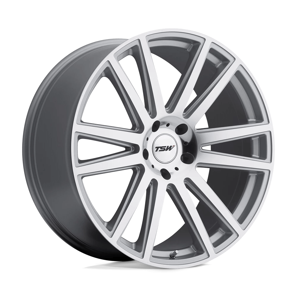 Tsw Gatsby Silver W/ Mirror-cut Face 20x10 (+44) 5x112