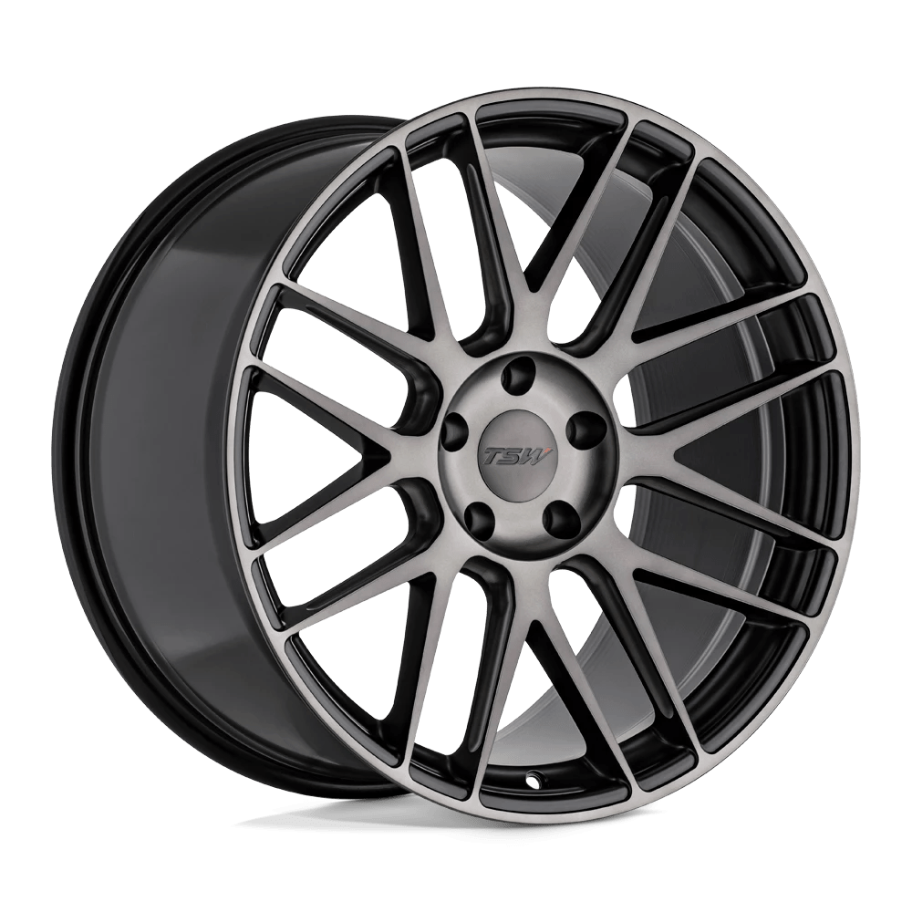 Tsw Nord Semi Gloss Black Milled-machined Dark Tint Face 20x9 (+30) 5x120