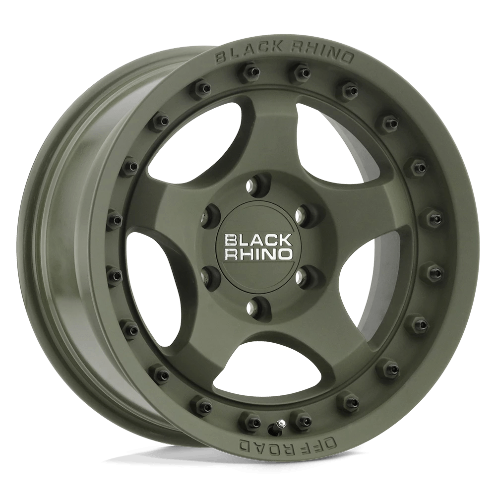 Black Rhino Bantam Olive Drab Green 18x9 (+12) 6x139.7