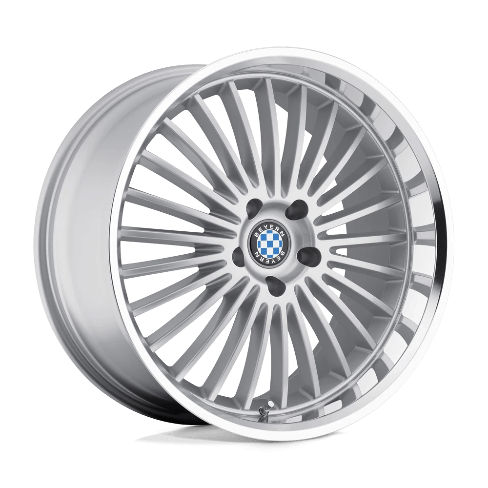 Beyern Multi Silver W/ Mirror Cut Lip 19x9.5 (+25) 5x120