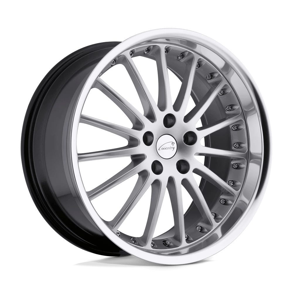 Coventry Whitley Hyper Silver W/ Mirror Cut Lip 19x9.5 (+20) 5x120.65