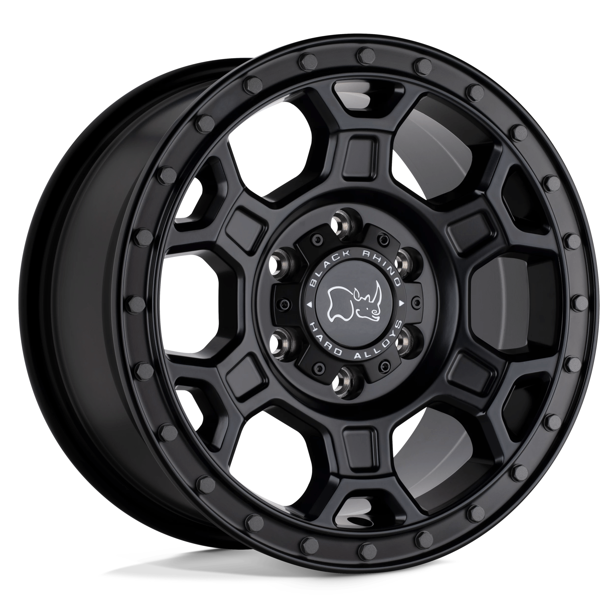 Black Rhino Midhill Matte Black W/ Gunmetal Bolts 18x8 (+48) 6x130