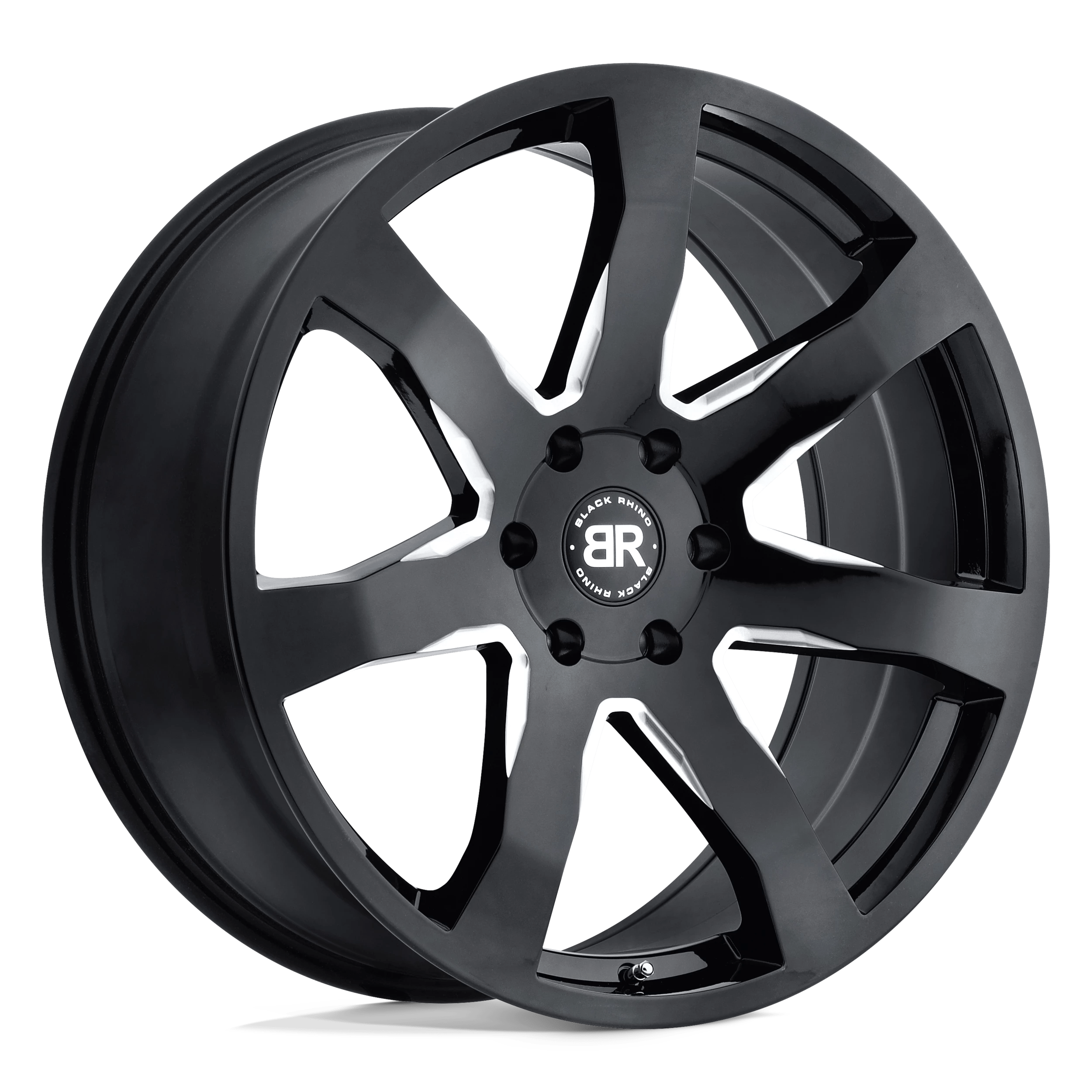 Black Rhino Mozambique Gloss Black & Milled 20x8.5 (+35) 5x114.3