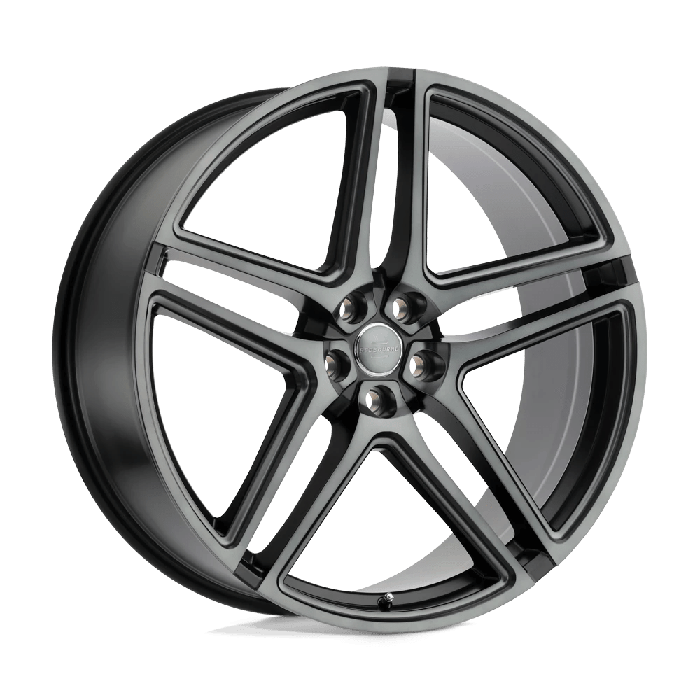 Redbourne Crown Matte Black W/ Machined Face & Milled Spoke 22x10 (+35) 5x120