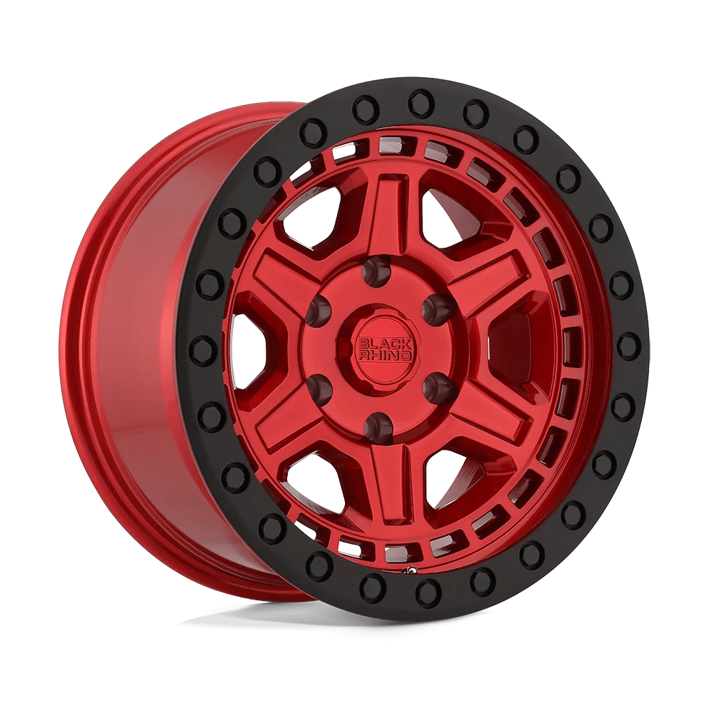 Black Rhino Reno Candy Red W/ Black Ring & Bolts 17x9 (+0) 6x139.7