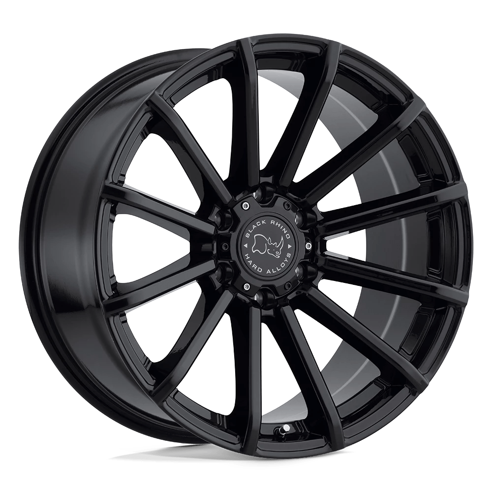 Black Rhino Rotorua Gloss Black 20x9.5 (-12) 6x139.7