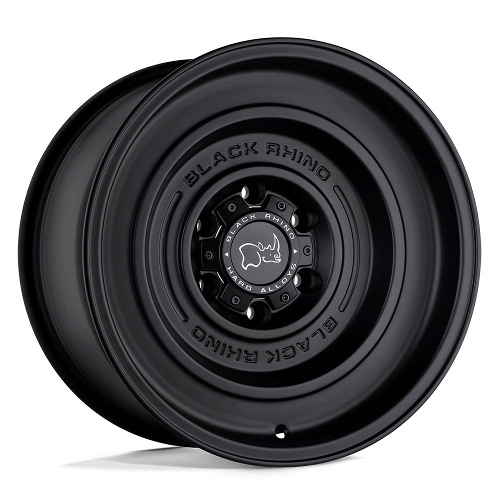 Black Rhino Solid Matte Black 17x9.5 (-12) 6x139.7