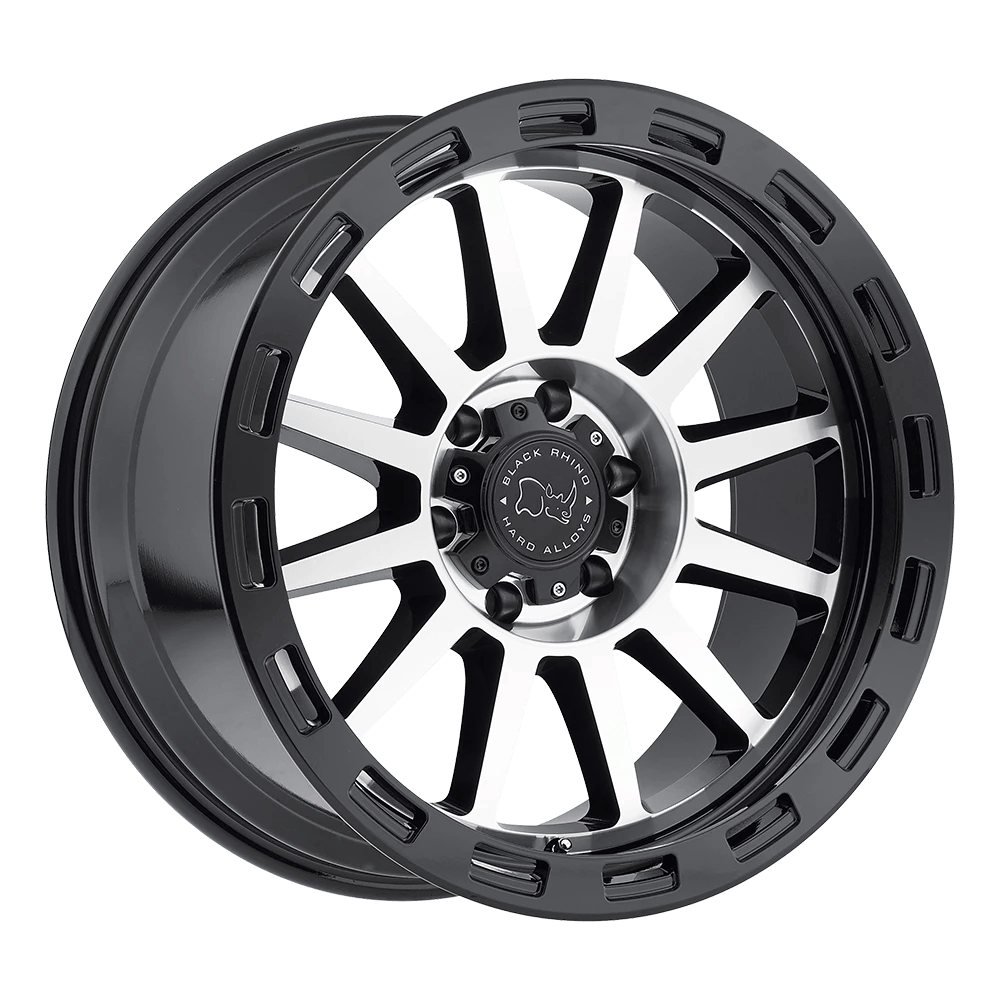 Black Rhino Revolution Matte Black W/ Matte Machine Lip Edge 20x10 (-12) 6x139.7