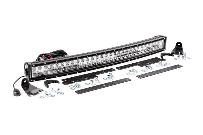 Chevrolet 30 Inch Curved Cree LED Grille Kit Dual Row 14-15 Silverado 1500 Rough Country - Image 2