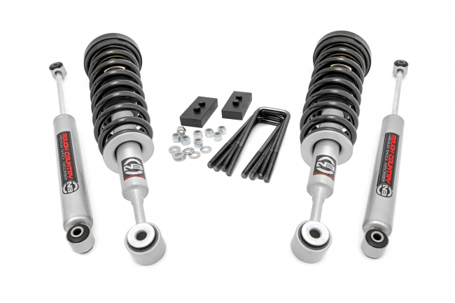 2.0 Inch Ford Strut Leveling Kit Lifted Struts w/N3 ShocksFor 04-08 F-150 2WD Rough Country