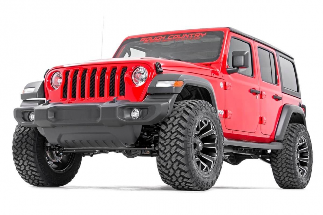  Inch Jeep Suspension Lift Kit 18-20 Wrangler JL 2/4 Door No Shocks  Rough Country - Extreme Wheels