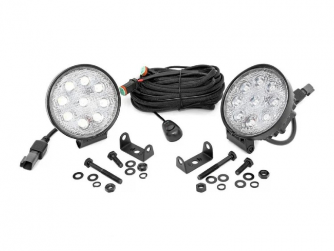 4 Inch LED Round Lights Rough Country - Image 2