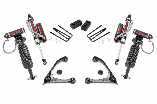3.5 Inch GM Suspension Lift Kit w/ Vertex 07-18 GM 1500 PU 2WD Rough Country