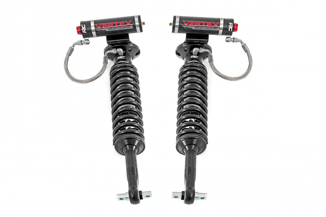 Silverado/Sierra Front Adjustable Vertex Coilovers 2 Inch Lifts Pair For 19-Pres Silverado/Sierra 1500 Rough Country