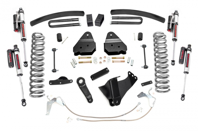 4.5 Inch Suspension Lift Kit w/Vertex Shocks 08-10 F-250/350 4WD Rough Country