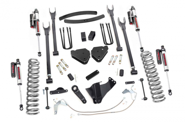 Ford F-250/F-350 6 Inch 4-Link Suspension Lift Kit For 08-10 Ford F-250/F-350 Gas 4WD Rough Country