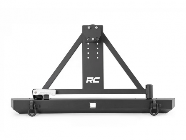 Jeep Classic Full Width Rear Bumper w/Tire Carrier 87-06 Wrangler YJ/TJ Rough Country