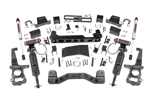 6 Inch Suspension Lift Kit Vertex & V2 15-20 F-150 4WD Rough Country