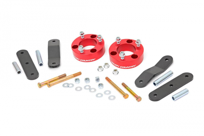2.5 Inch Nissan Suspension Lift Kit Red 05-19 Frontier/Xterra Rough Country